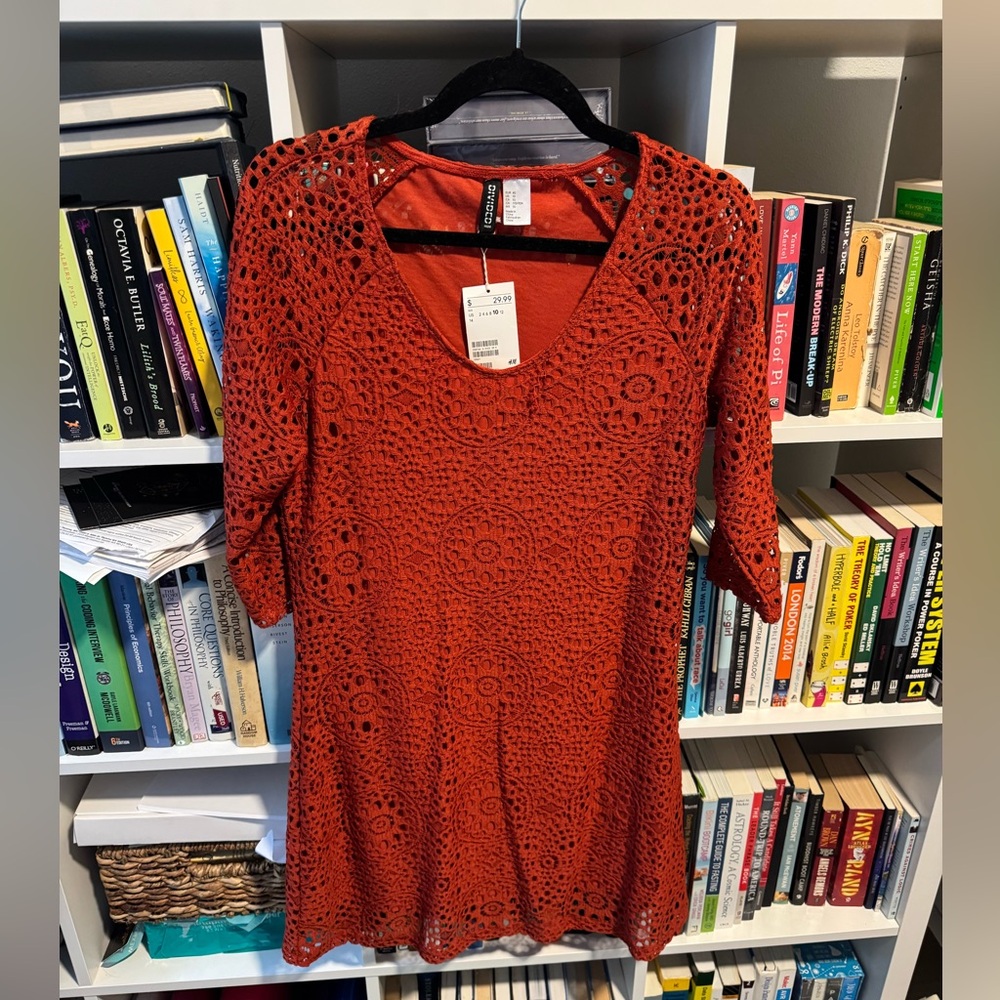 H&M long sleeve lace dress